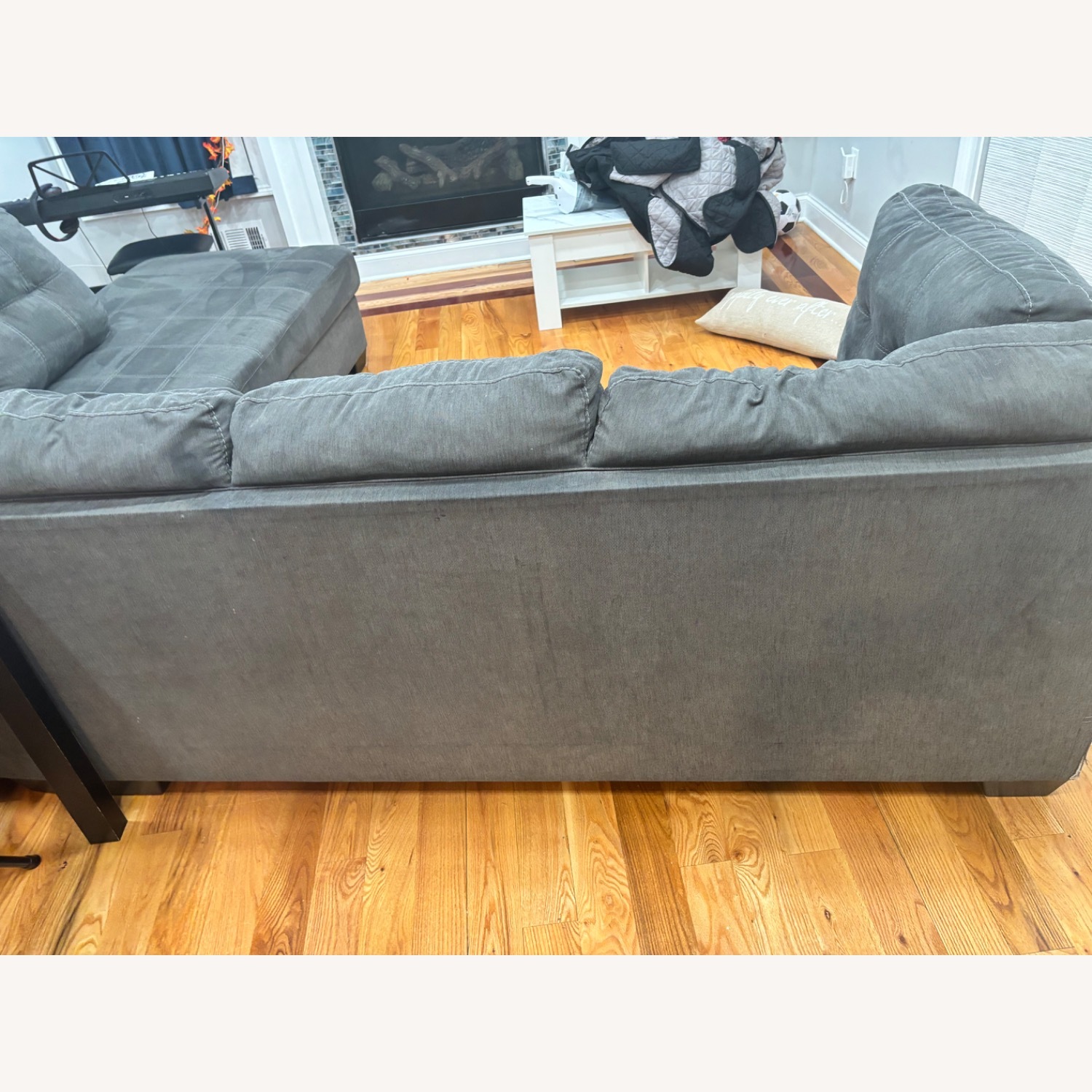 Ashley Furniture Dark Gray Sleeper Sofa - image-3