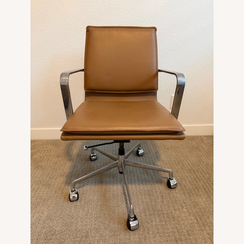 Used Lexi II Light Brown Leather Office Chair for sale on AptDeco