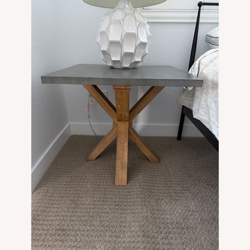 Used Lamps Plus White Ceramic Table Lamp for sale on AptDeco