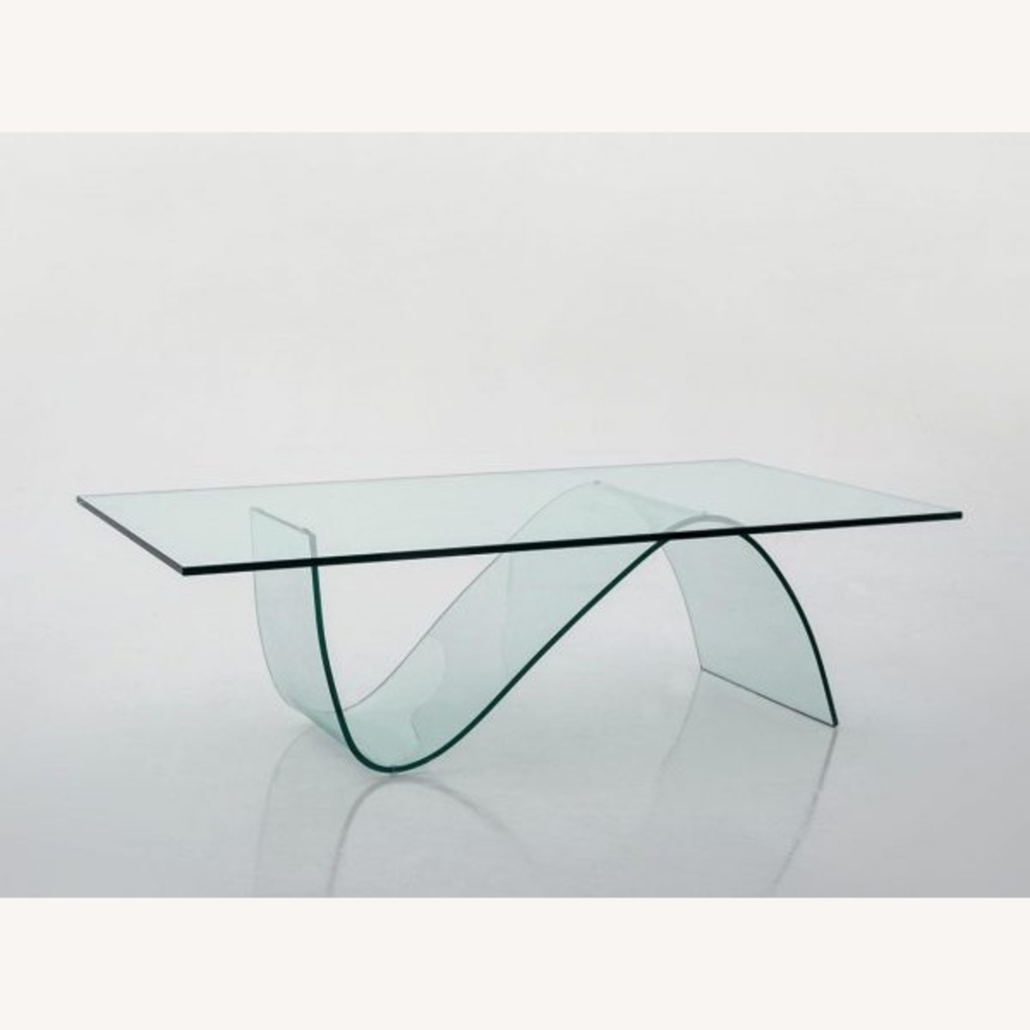 Roch Bobois "The Wave" Glass Coffee Table - image-10