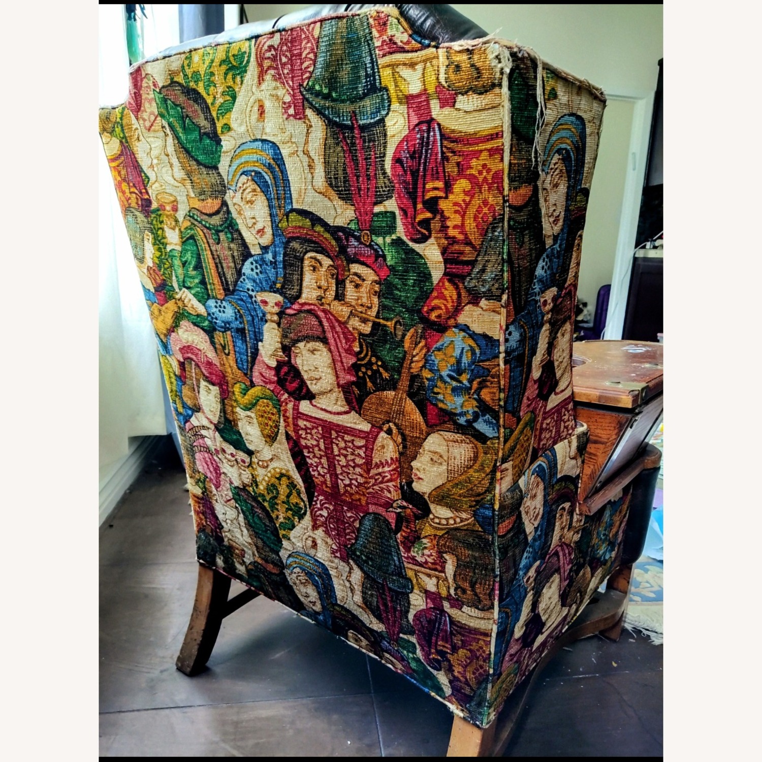 Turkish High Back Leather Chair - image-1