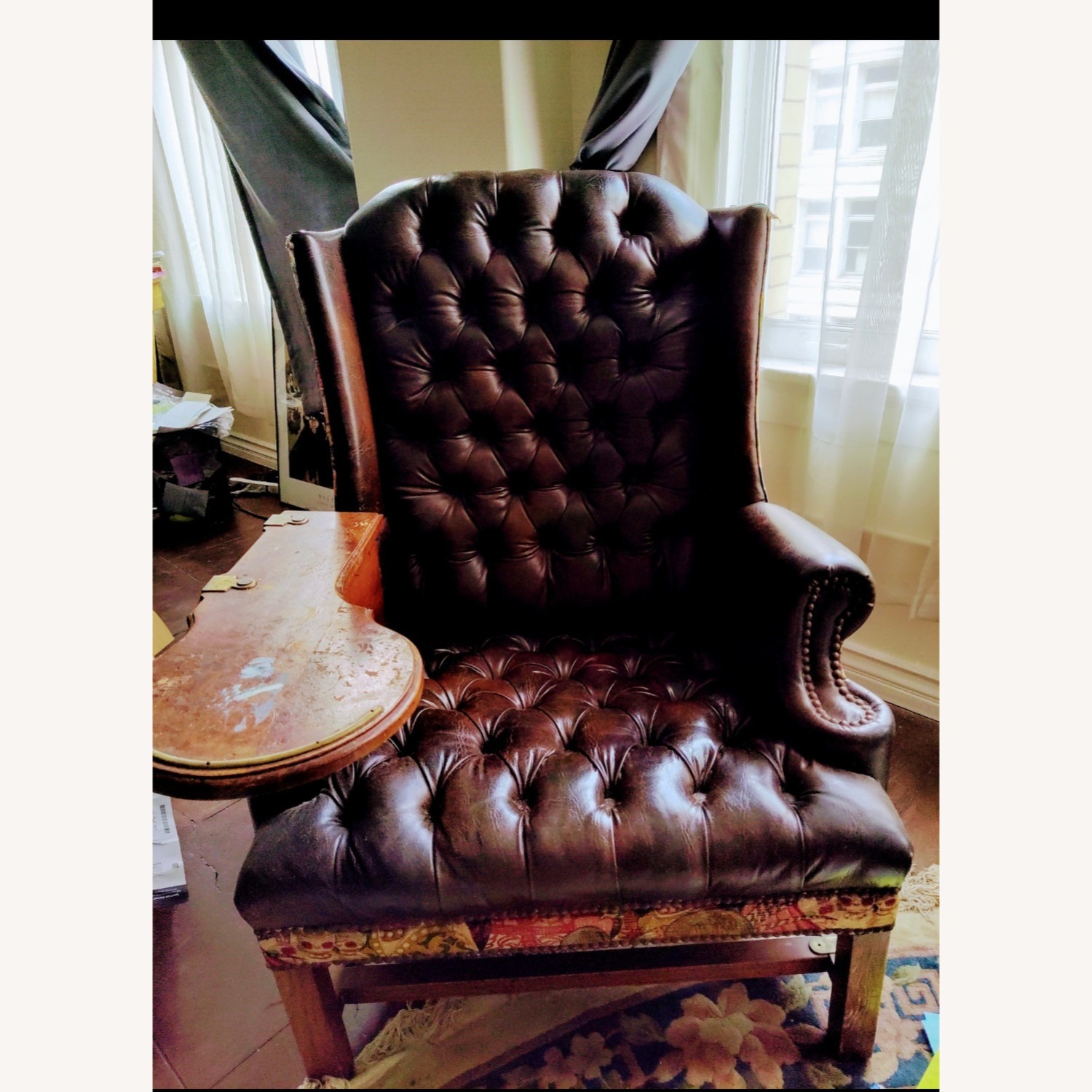 Turkish High Back Leather Chair - image-2