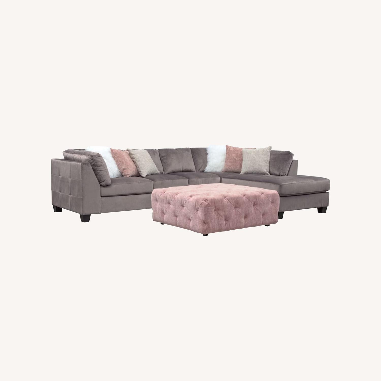Mackenzie 2 Piece Sectional and Ottoman - image-0