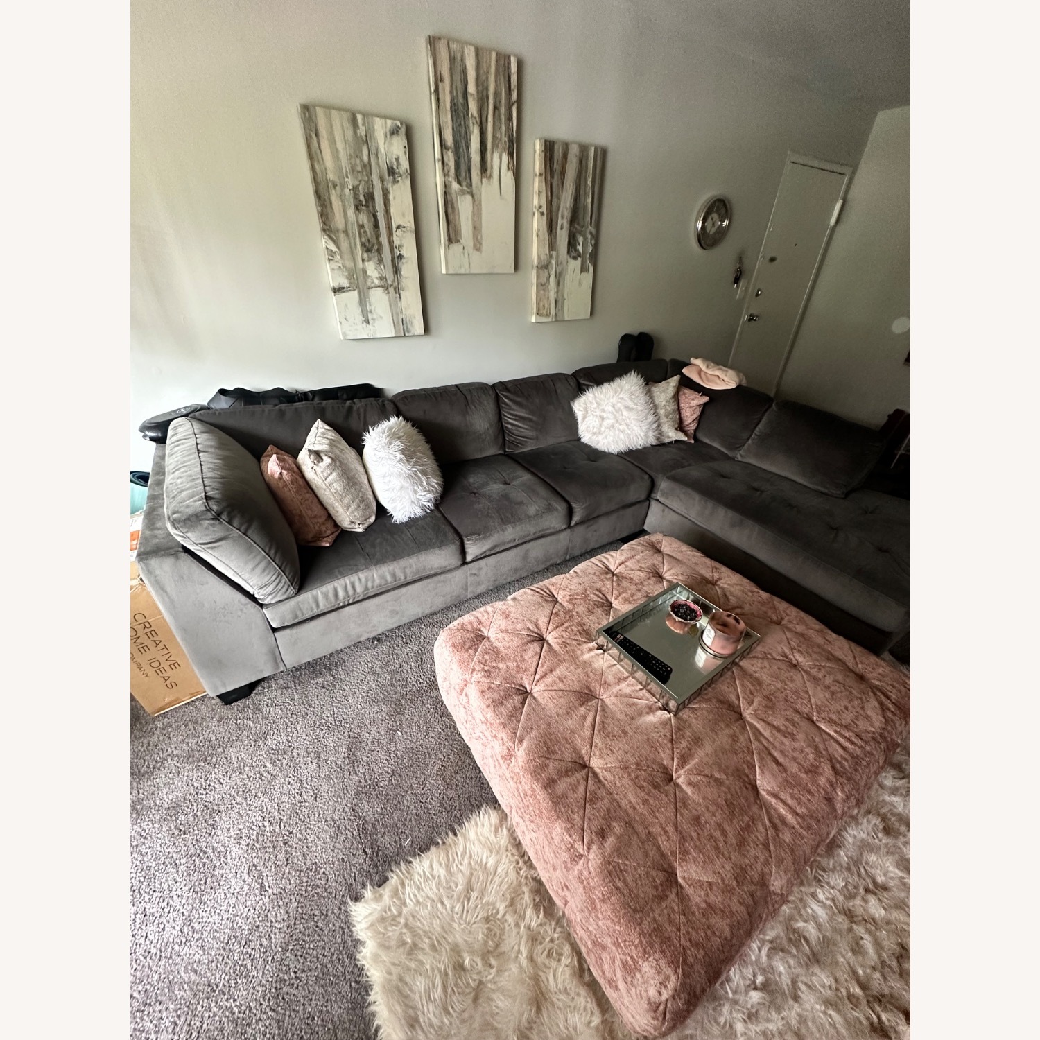 Mackenzie 2 Piece Sectional and Ottoman - image-2