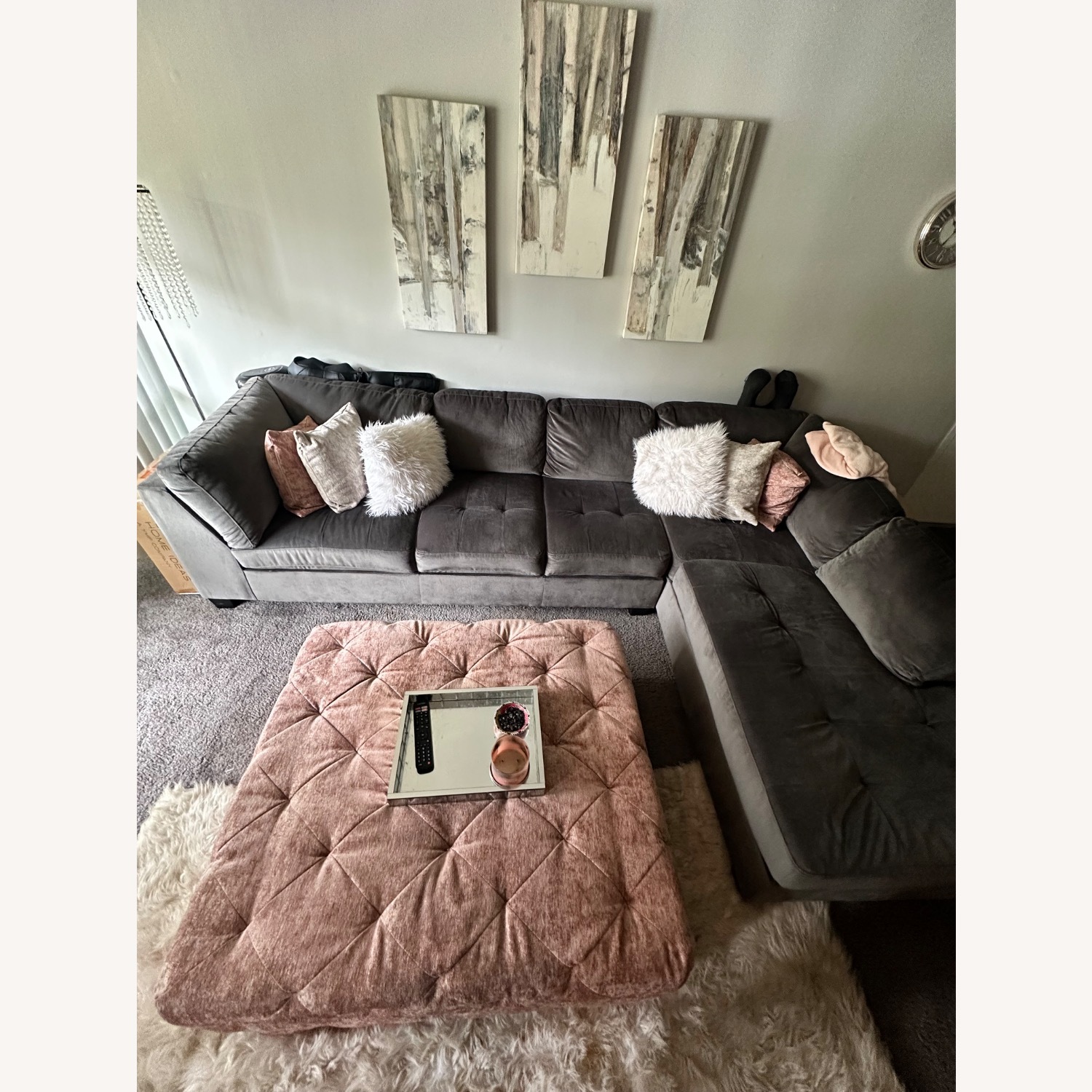 Mackenzie 2 Piece Sectional and Ottoman - image-1