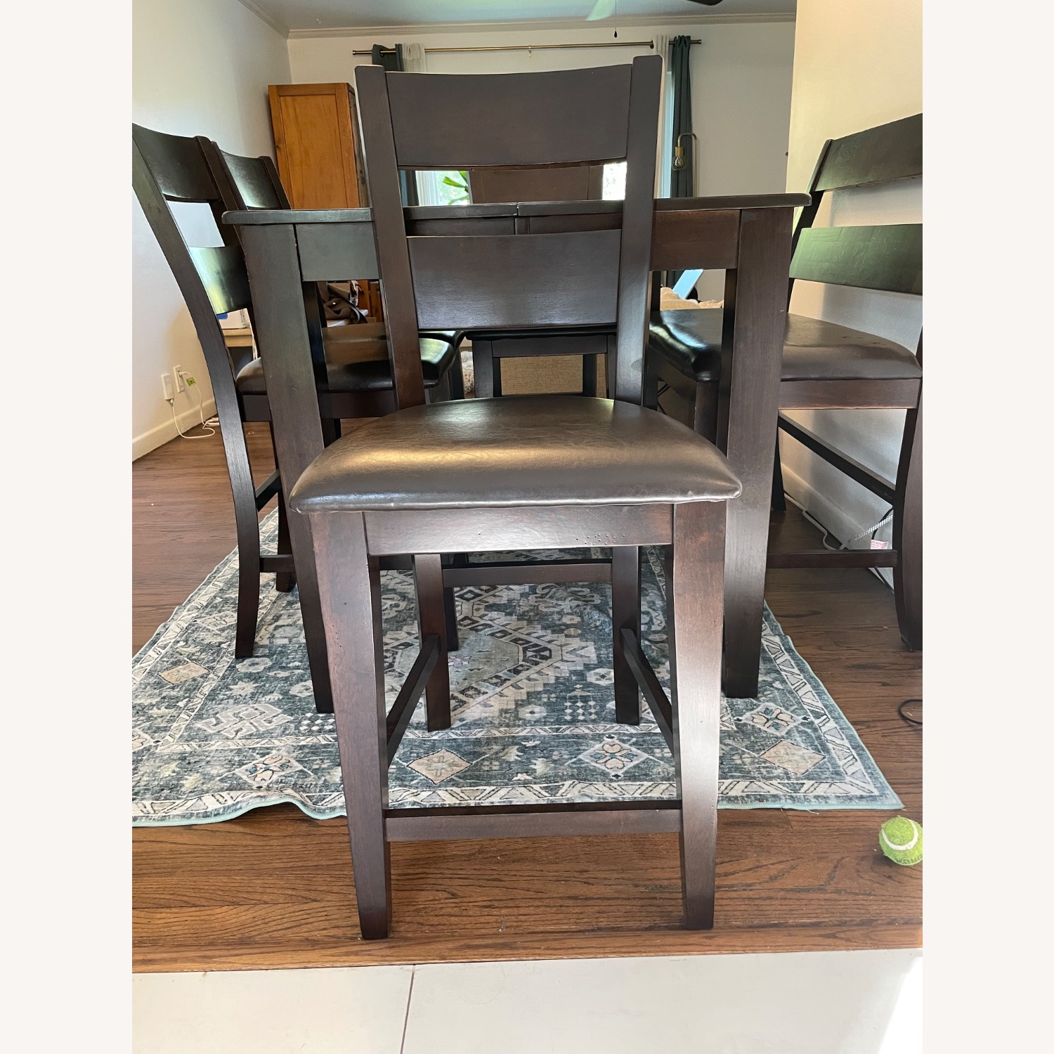 Steve Silver Co. Dark Brown Wood Dining Table - image-2