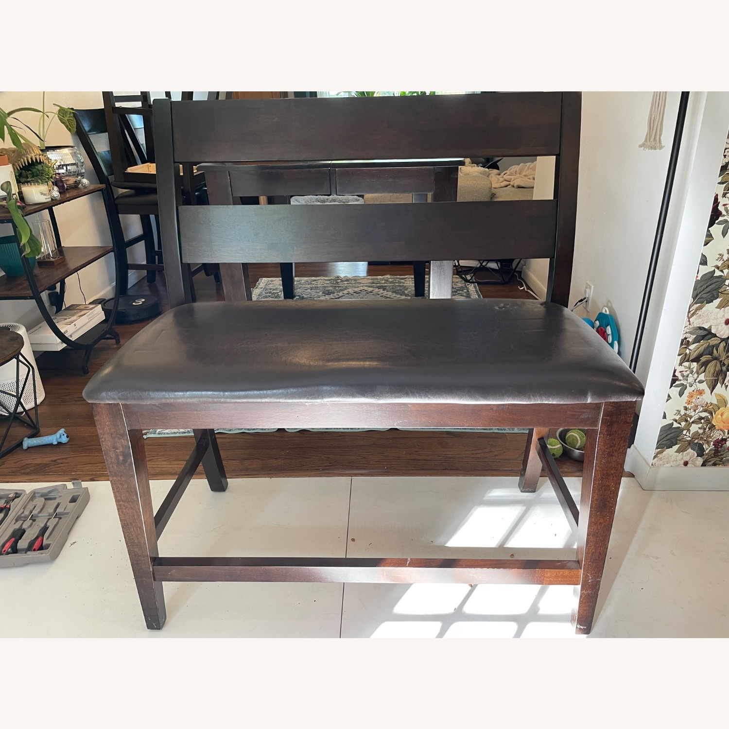 Steve Silver Co. Dark Brown Wood Dining Table - image-3