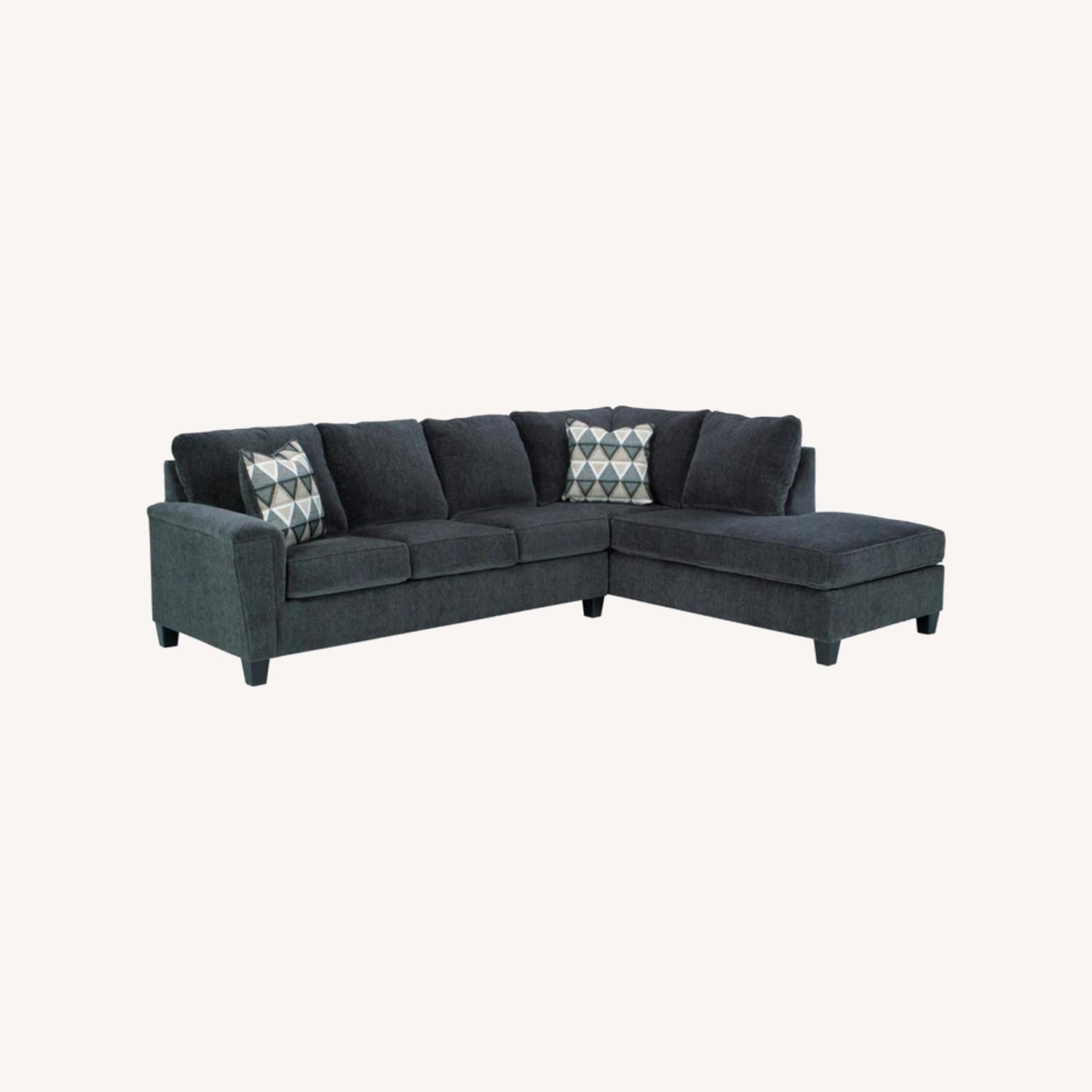 Ashley Furniture Abinger Dark Gray 2 Piece Sectional - image-0