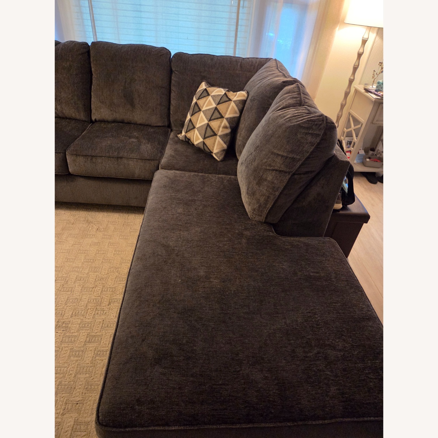 Ashley Furniture Abinger Dark Gray 2 Piece Sectional - image-2