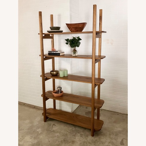Used Tayyib Goods Mid-Century Black Locust Shelf for sale on AptDeco