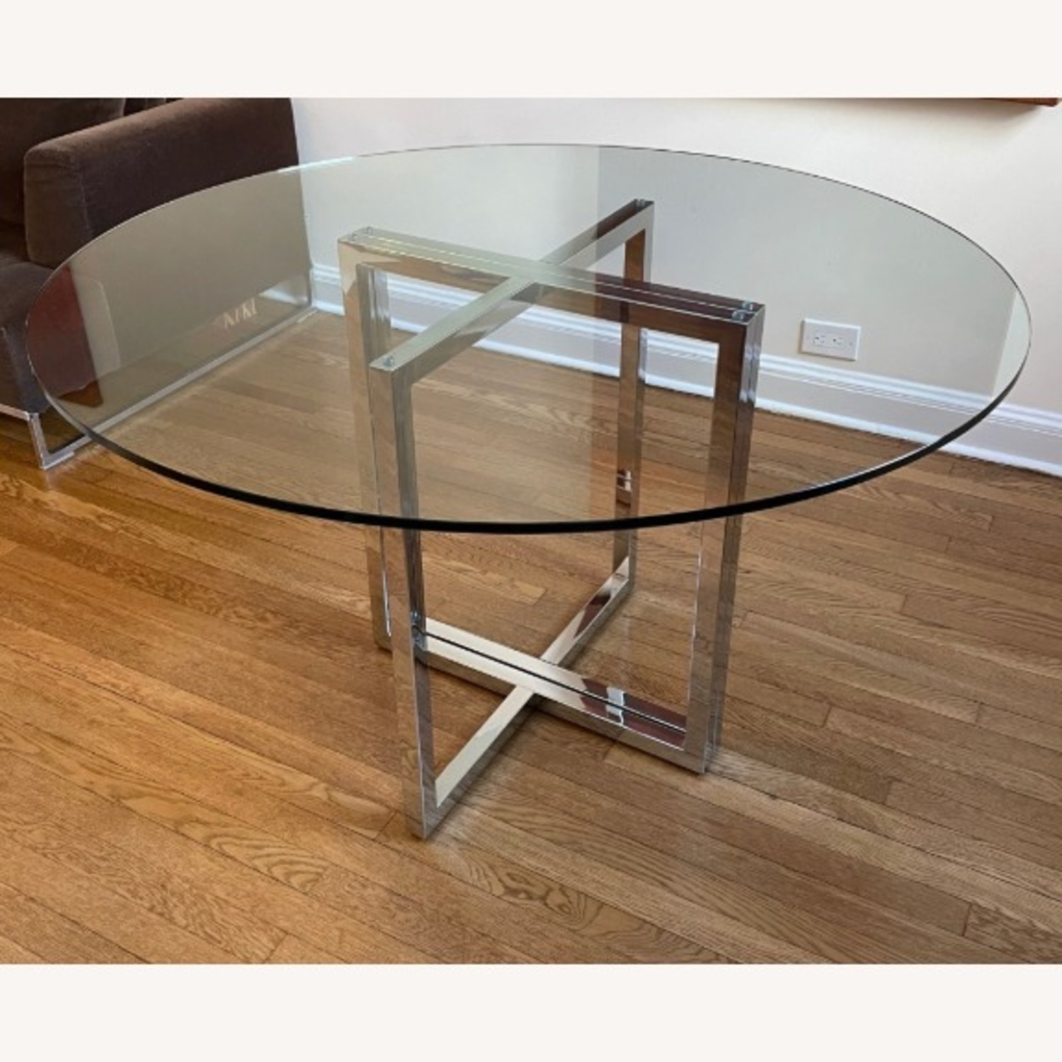 CB2 47" (Diameter) Dining Table + 3x Chairs - image-2