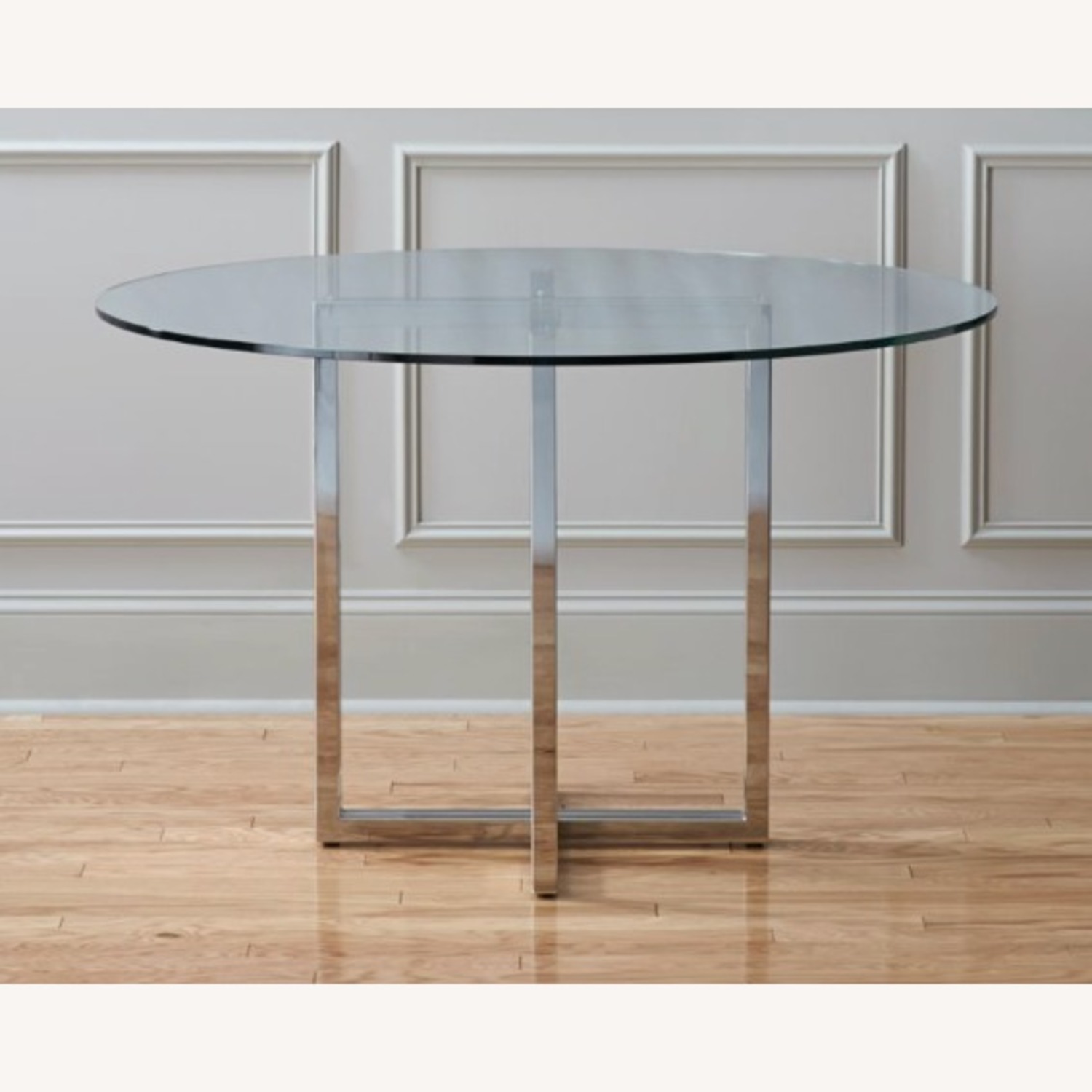 CB2 47" (Diameter) Dining Table + 3x Chairs - image-1