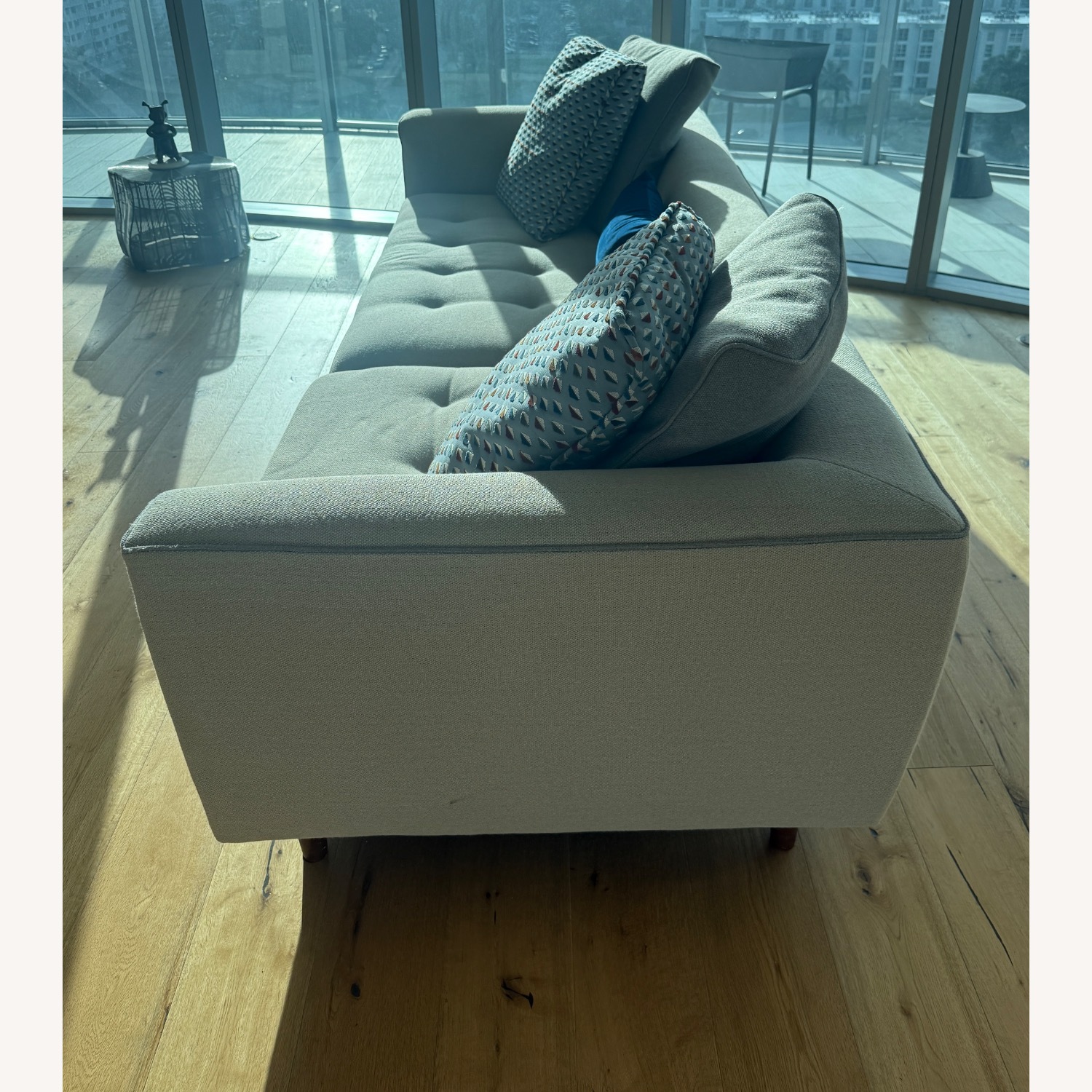 Roche Bobois Light Gray 2 Piece Sectional - image-2