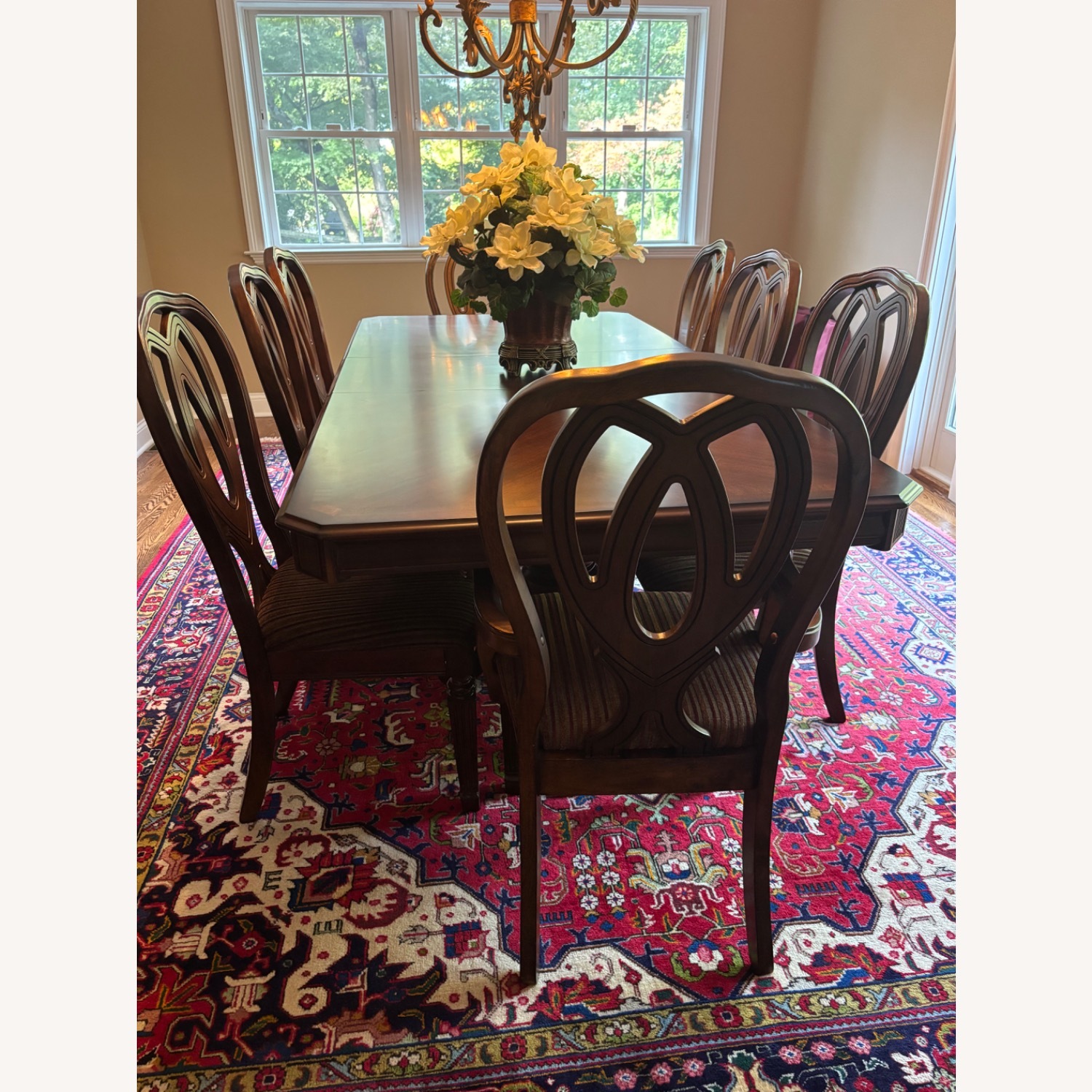 Dining Table, 8 Chairs, Top Table Pads - image-2