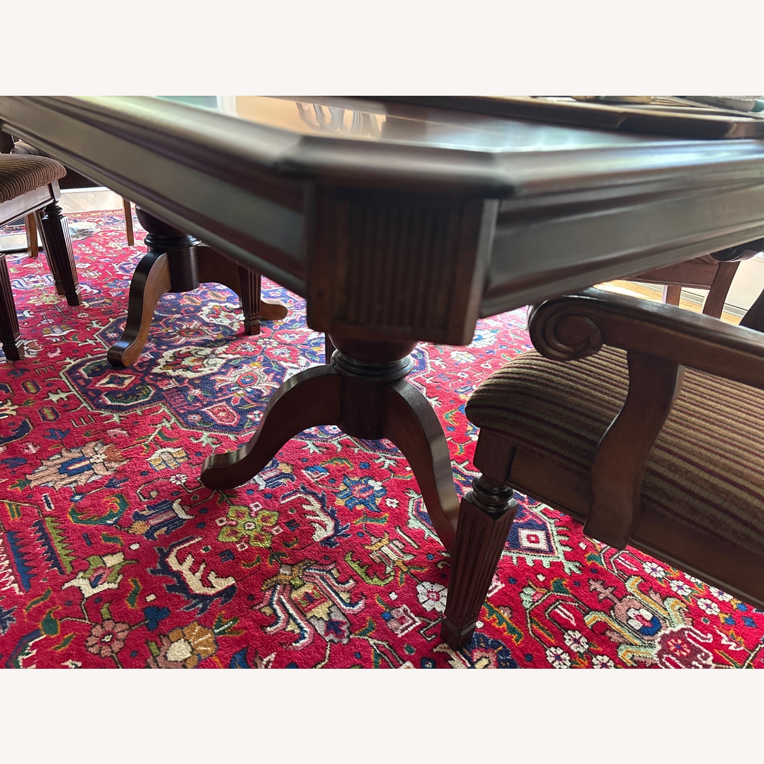 Dining Table, 8 Chairs, Top Table Pads - image-3