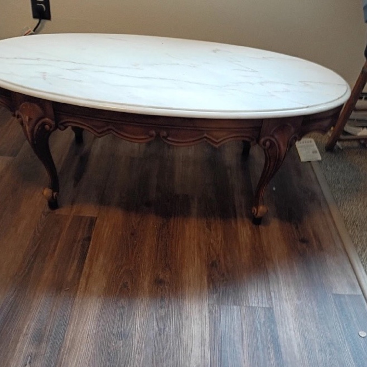Vintage Heirloom Wieman Marble Coffee Table - image-6