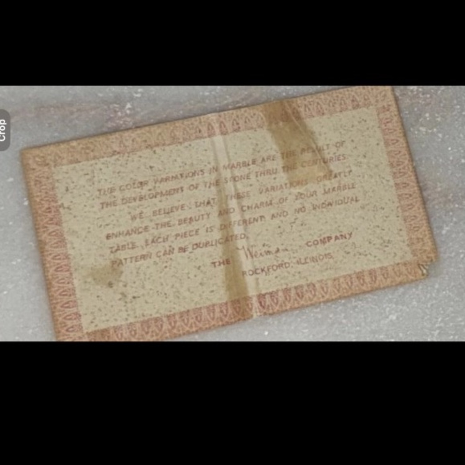 Vintage Heirloom Wieman Marble Coffee Table - image-7