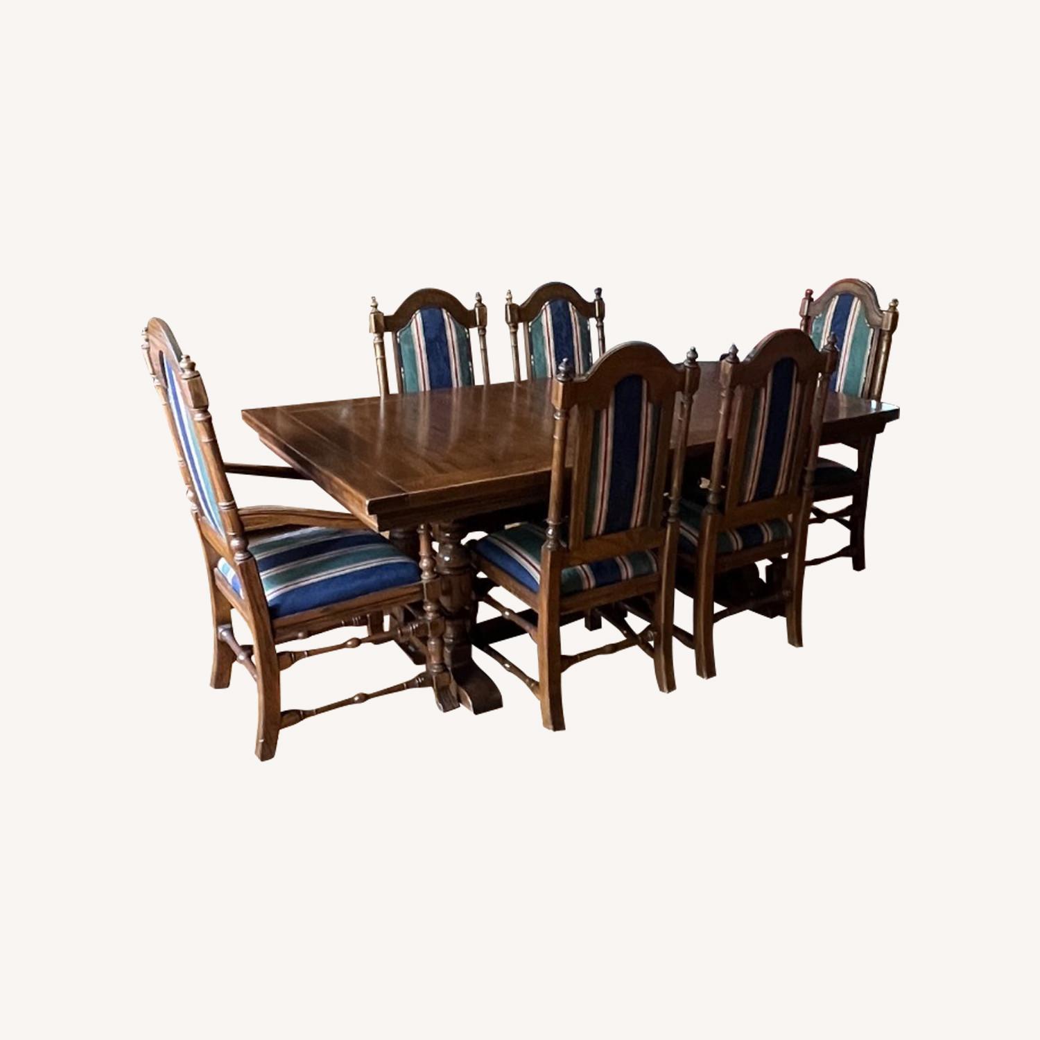 Ethan Allen Royal Charter Oak Dining Set - image-0