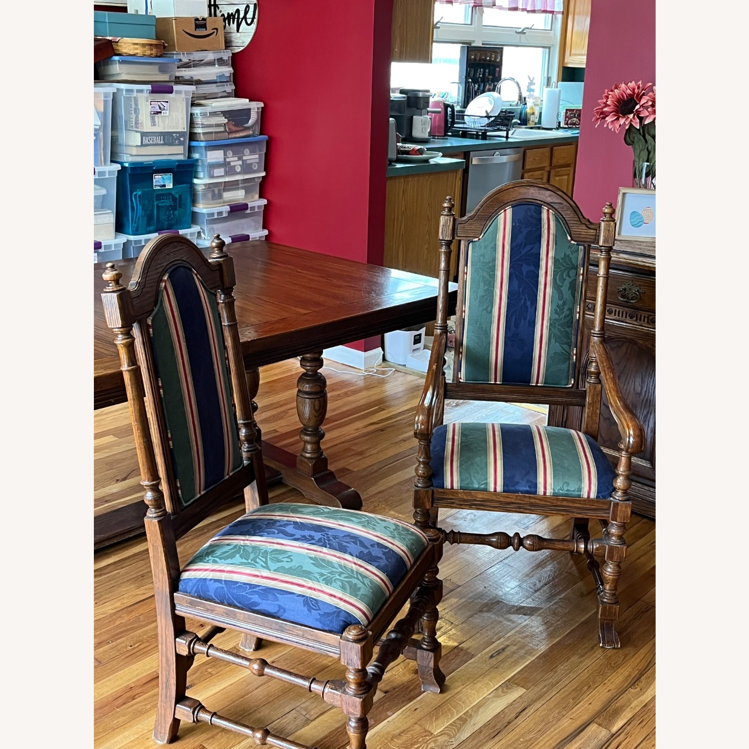 Ethan Allen Royal Charter Oak Dining Set - image-5