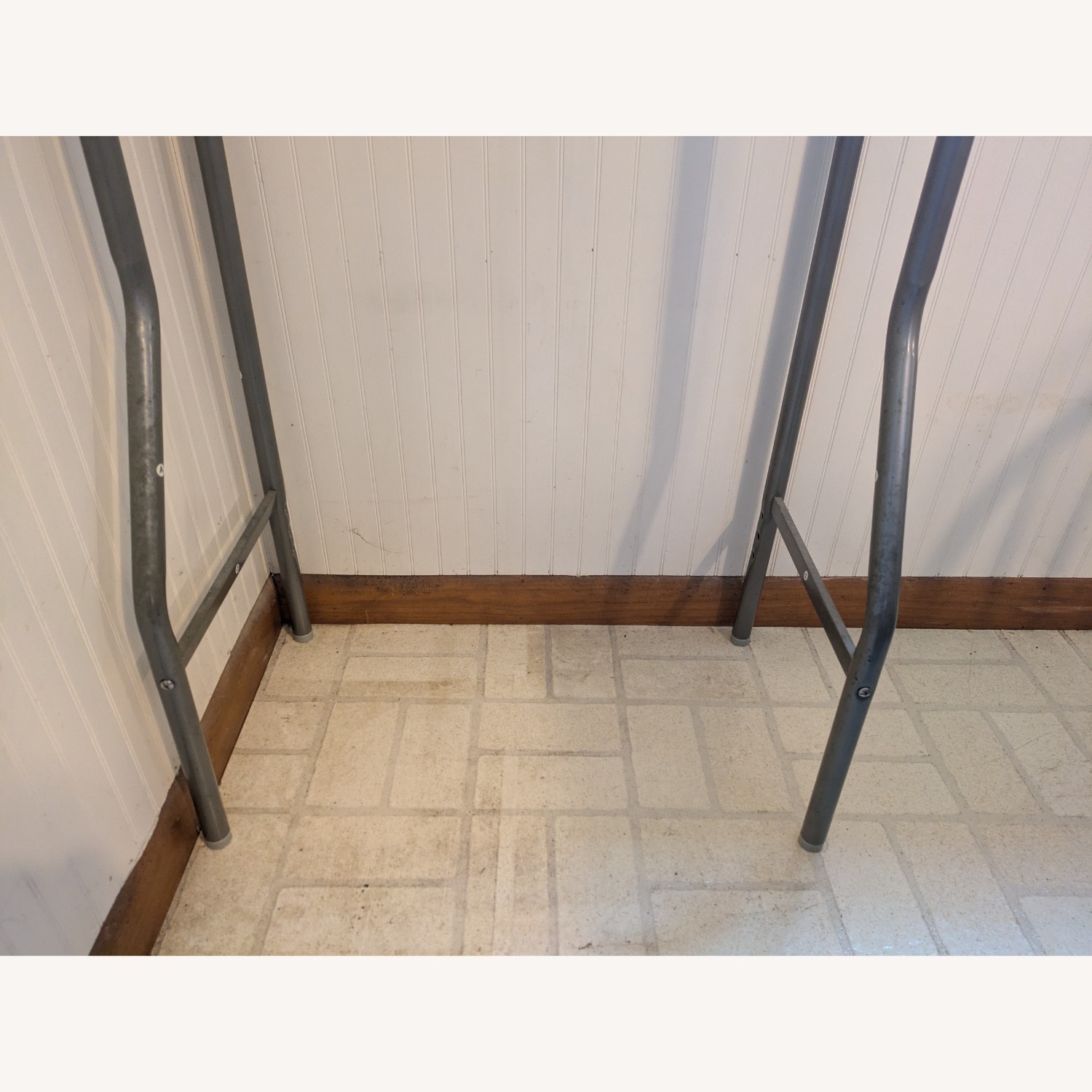 Dark Gray Metal Wall Shelf - image-4