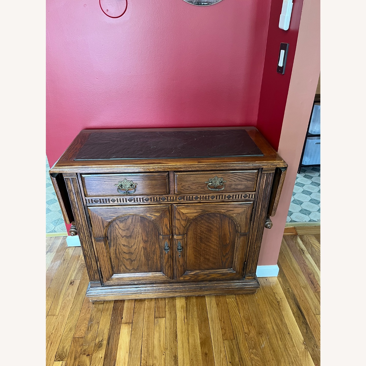 Ethan Allen Royal Charter Oak Server - image-1