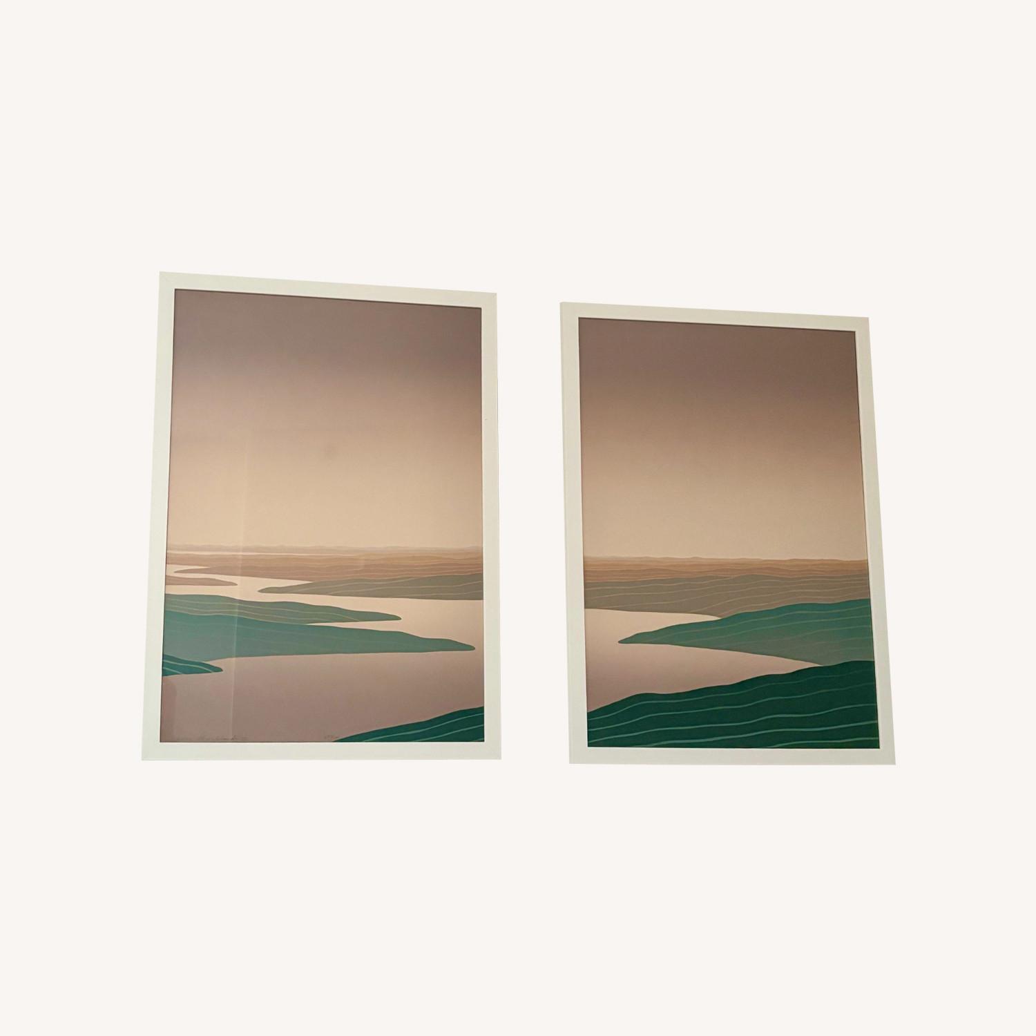 Landscape Diptych - Scott Nellis Signed Serigraph - image-0