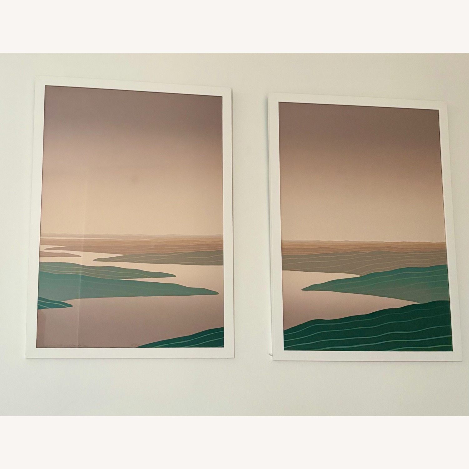 Landscape Diptych - Scott Nellis Signed Serigraph - image-1