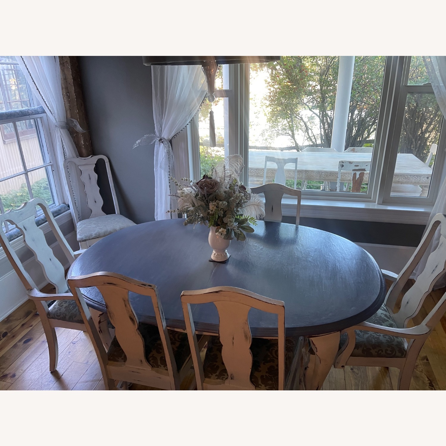 Light Gray Wood Dining Sets - image-5