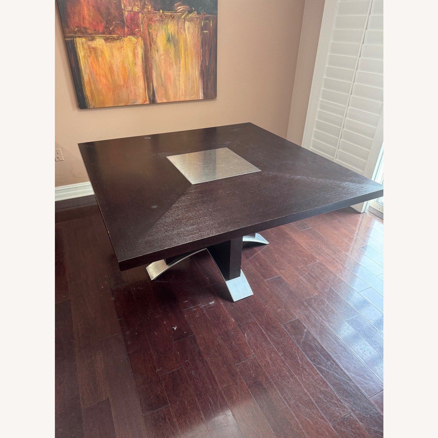 Large Square Dining Table - image-1