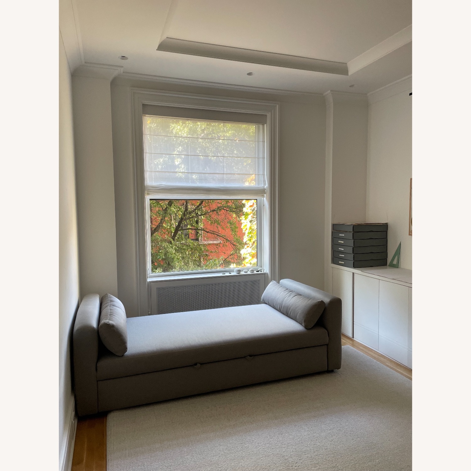 Room & Board Oxford Daybed Light Gray Fabric  - image-7