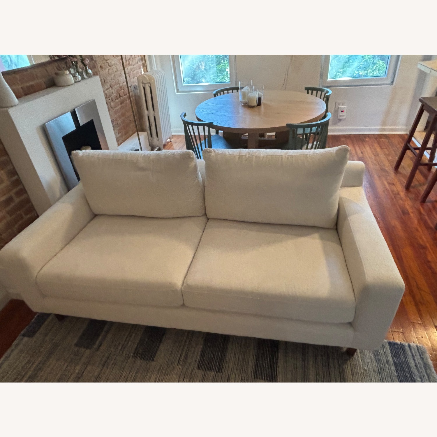 Interior Define Sloan White 2 Seater Sofa - image-2