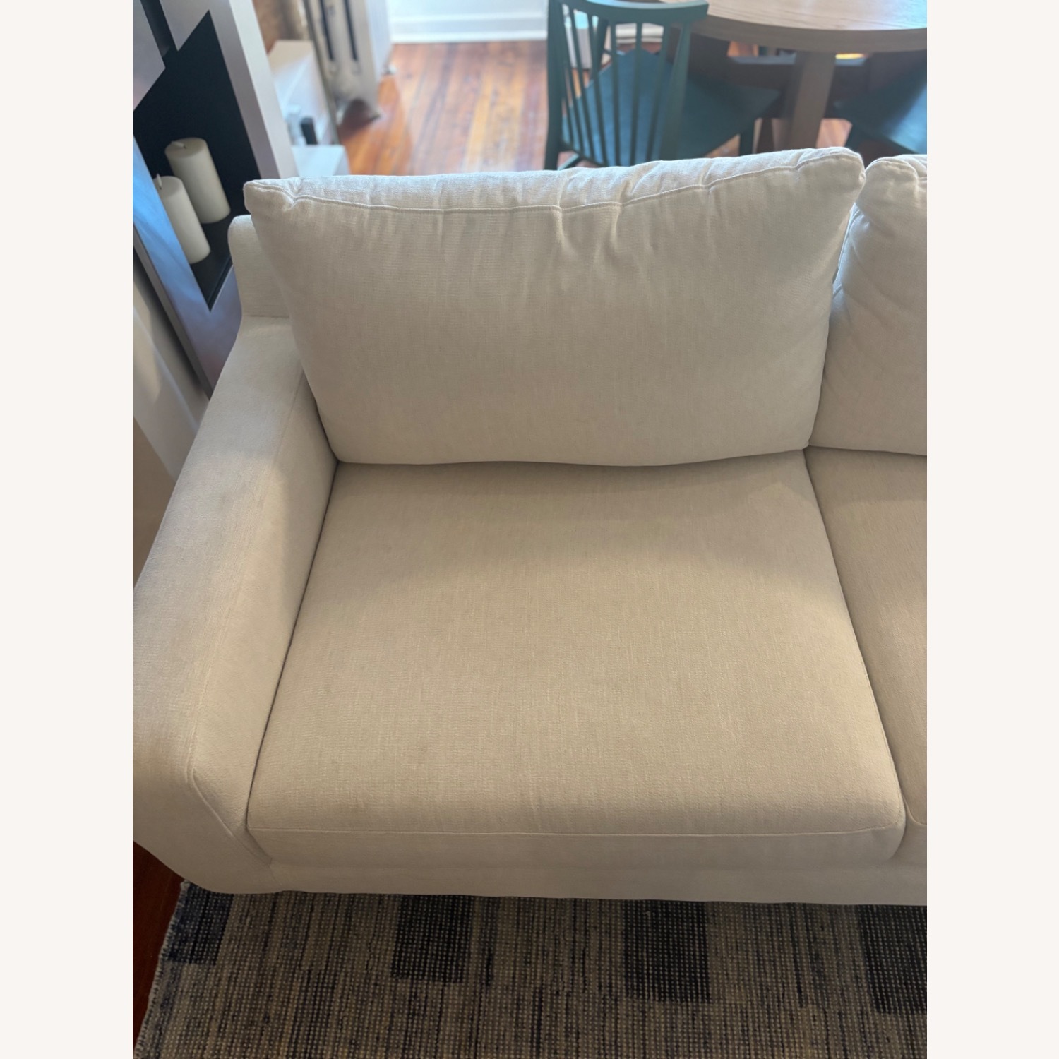 Interior Define Sloan White 2 Seater Sofa - image-9