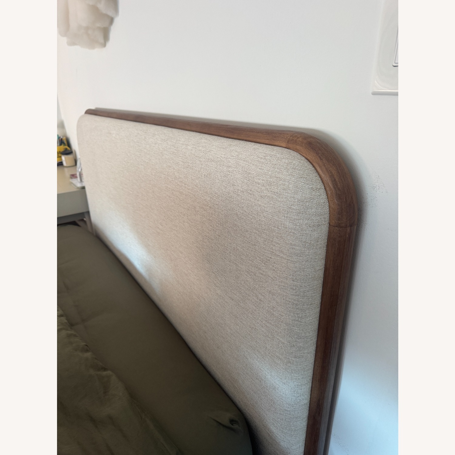 Miles Wood & Upholstered Bed - Full  - image-4