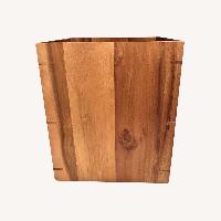 West Elm Wooden Ash Stained Desk Accessories
