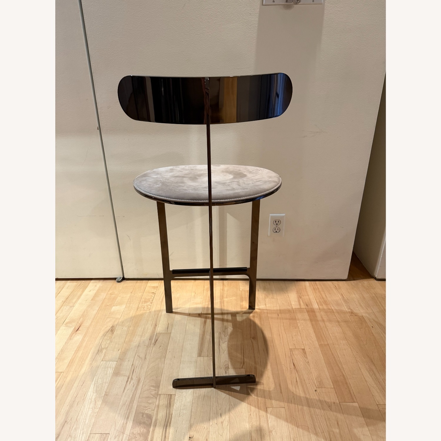 Park Place Bar Stools - Suede Grey (3) - image-4