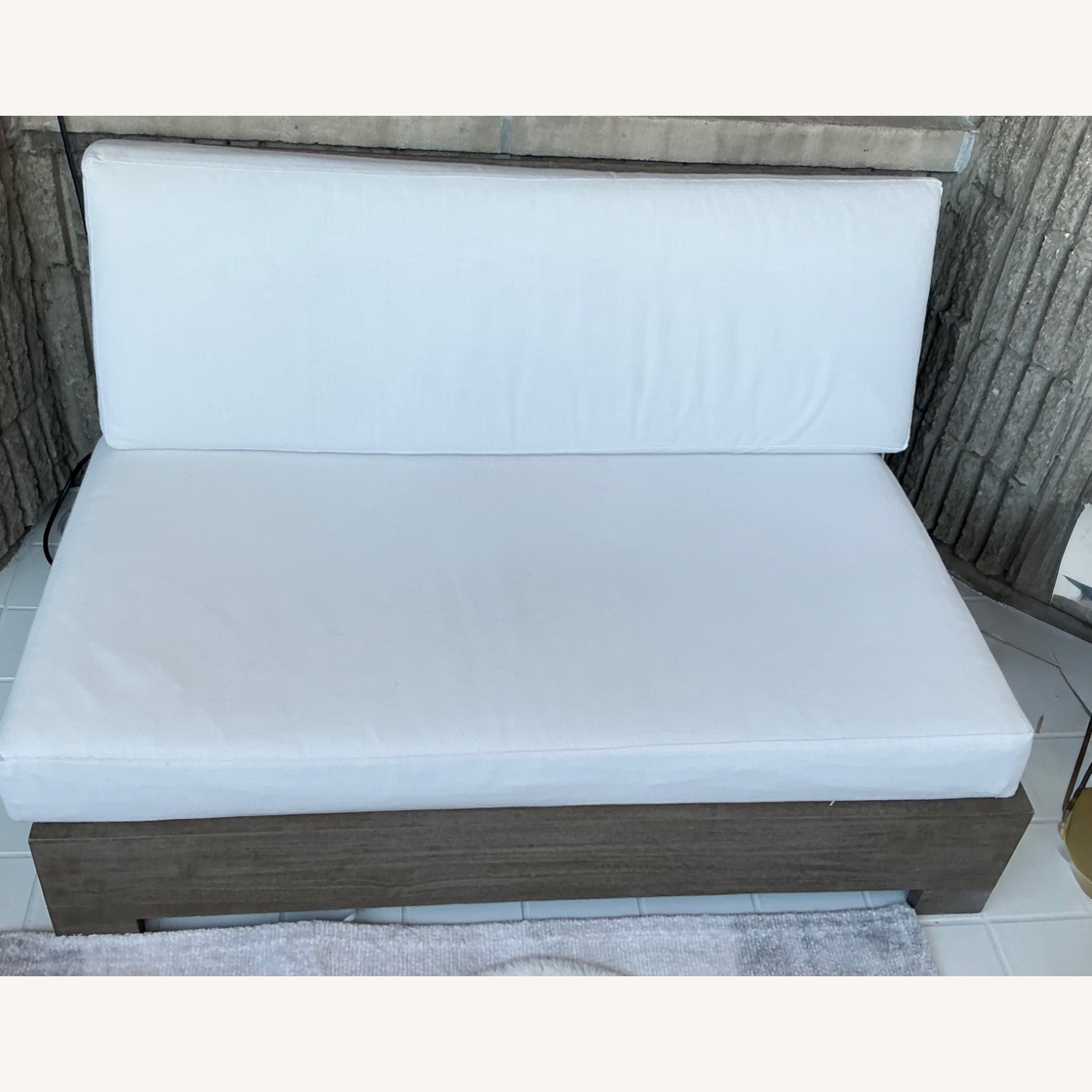 Restoration Hardware Outdoor Belvedere Loveseat - image-1