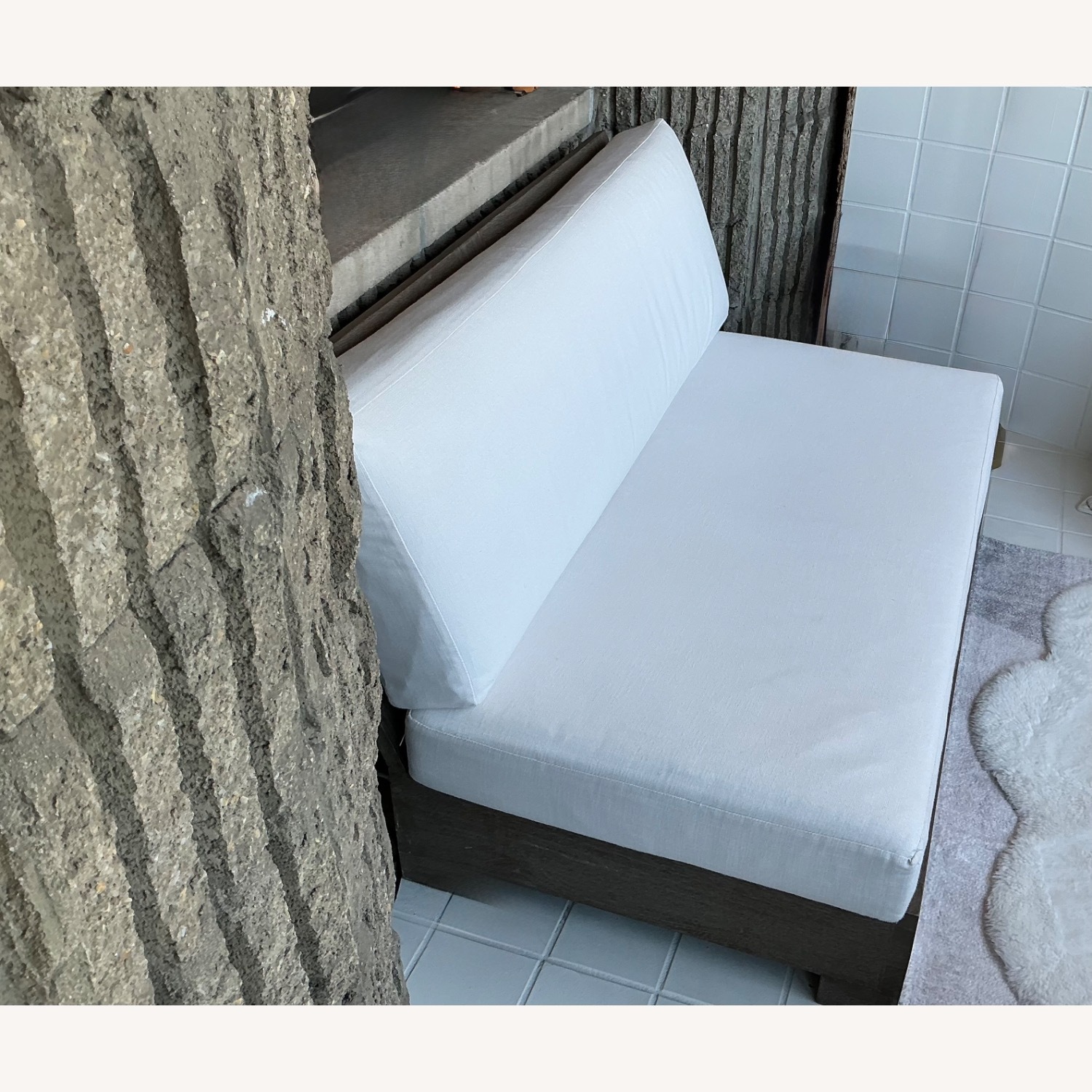 Restoration Hardware Outdoor Belvedere Loveseat - image-2