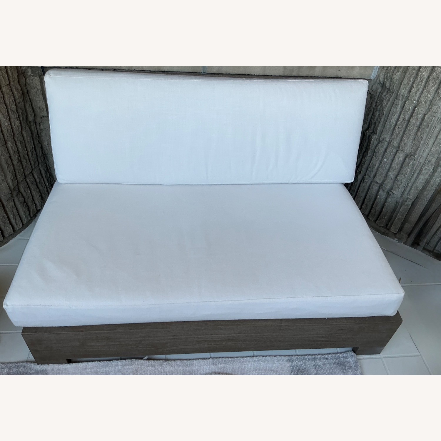 Restoration Hardware Outdoor Belvedere Loveseat - image-3