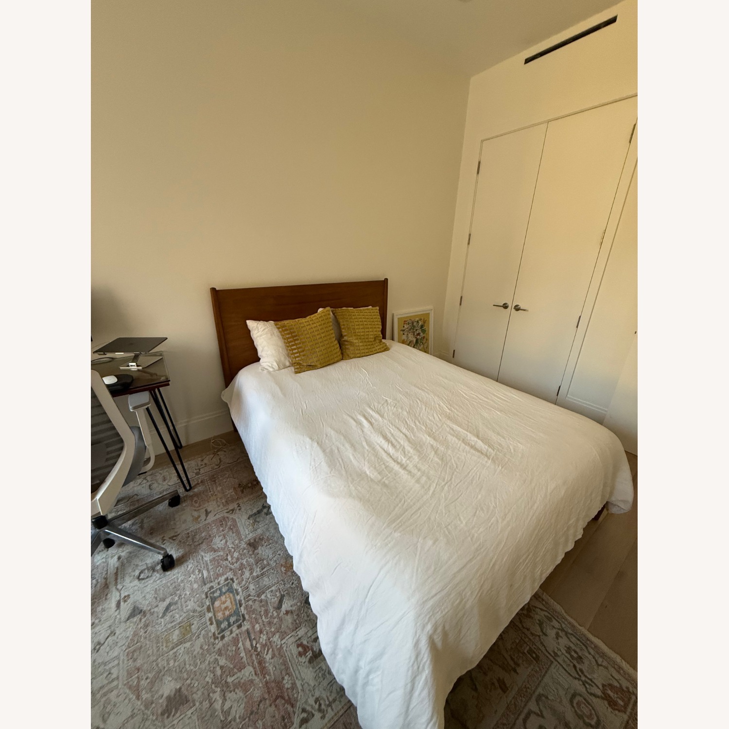 West Elm Dark Brown Mid-Century Bed - image-7