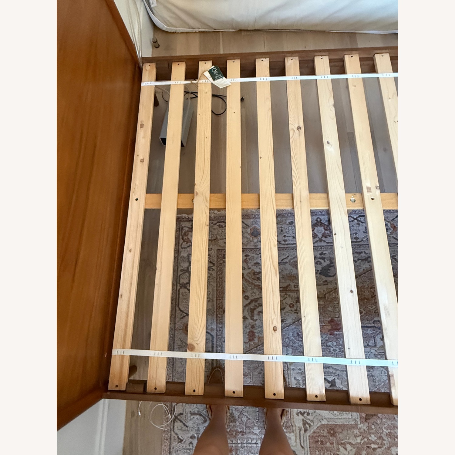 West Elm Dark Brown Mid-Century Bed - image-4