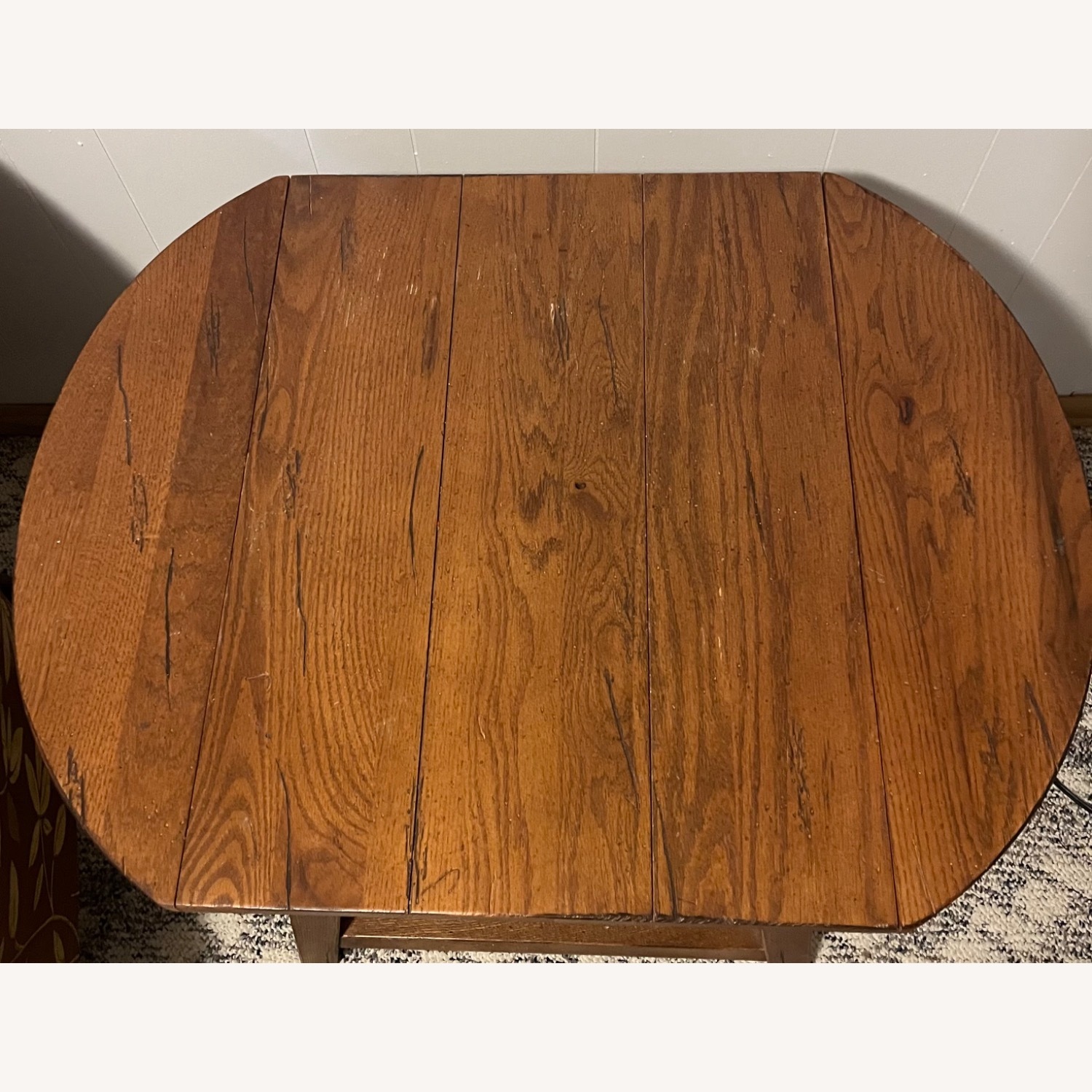 Broyhill Furniture Solid Wood Drop Down Leaf Table - image-3