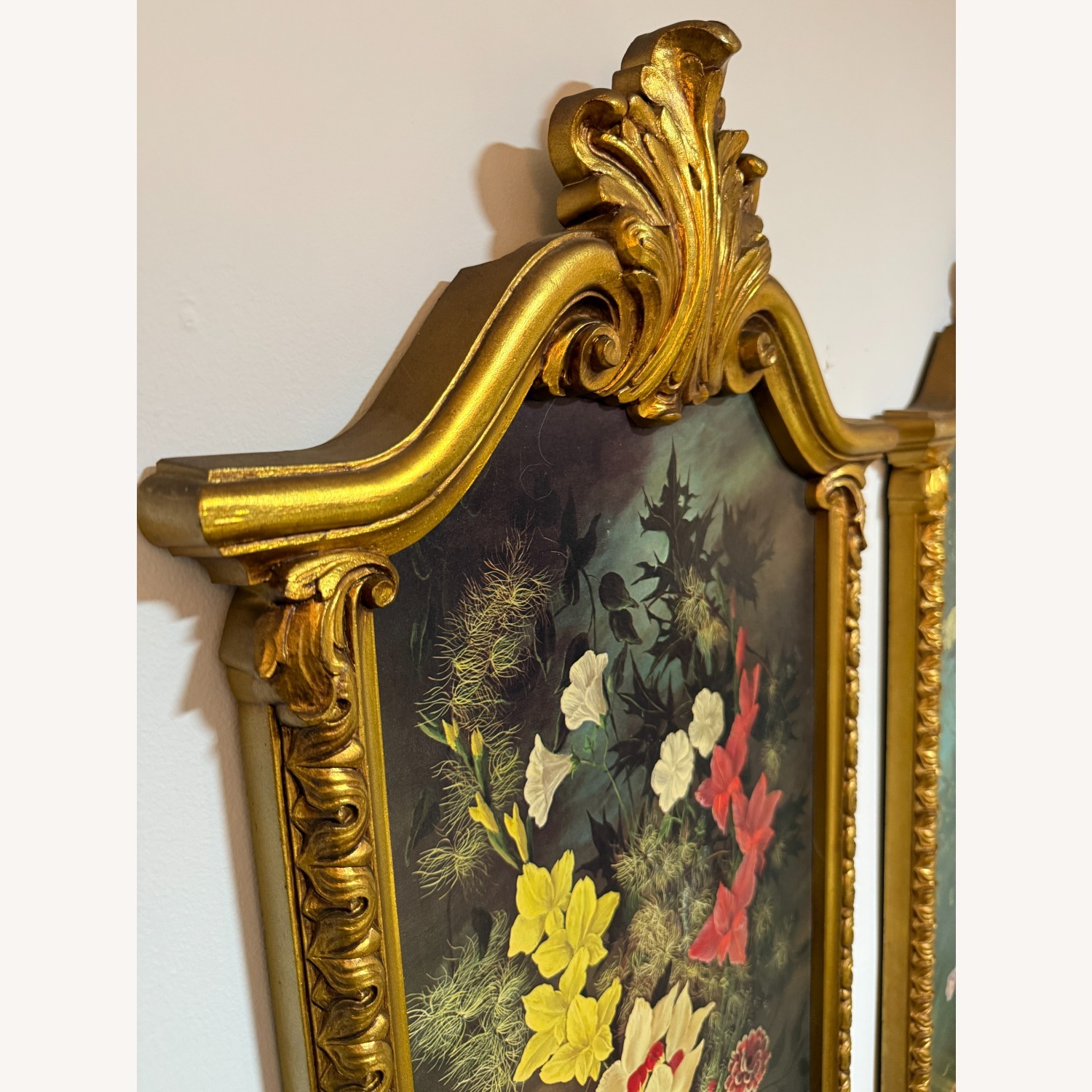 Pair of Vintage Robert Antoine Floral Prints - image-4