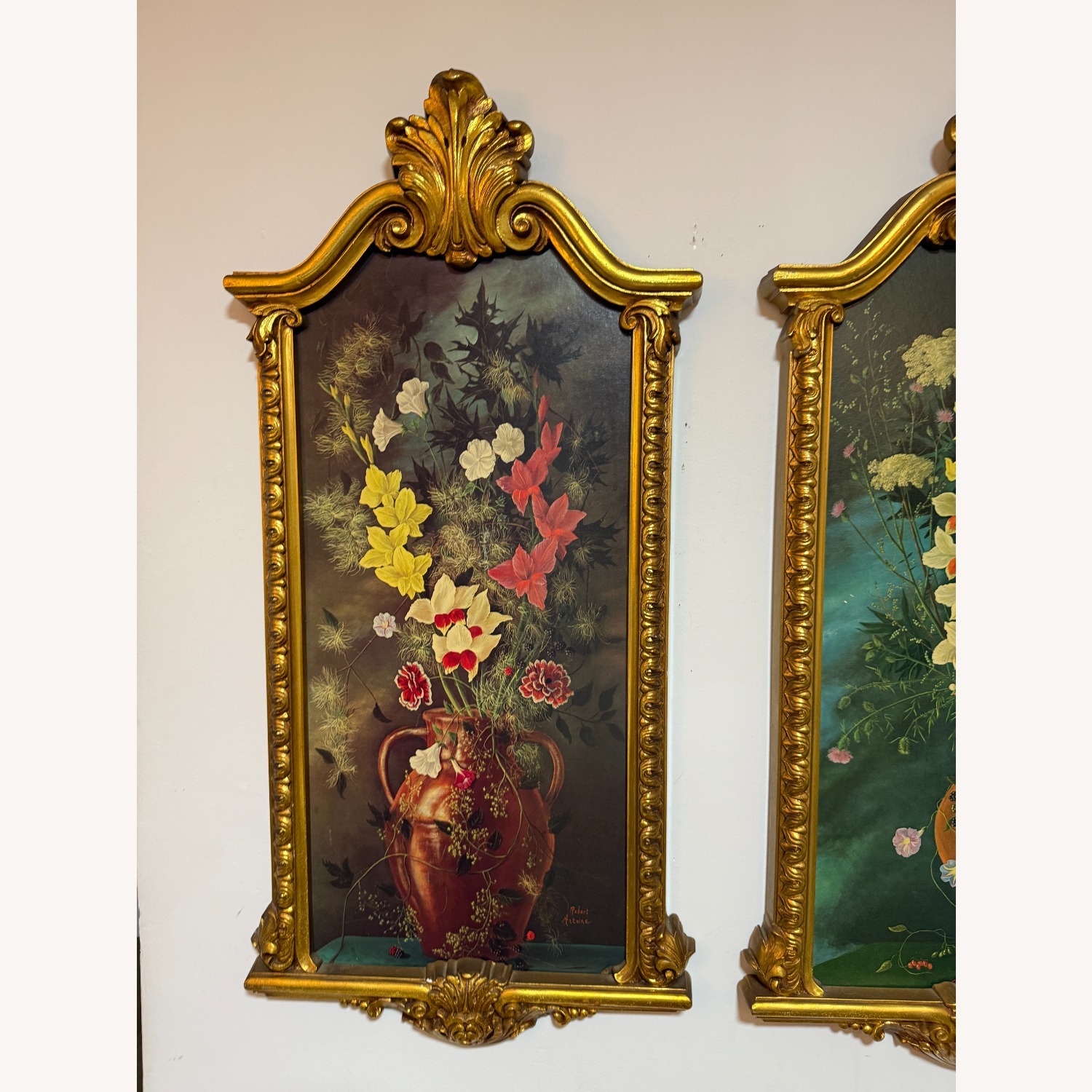 Pair of Vintage Robert Antoine Floral Prints - image-7