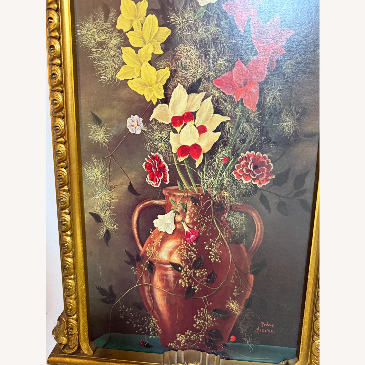 Pair of Vintage Robert Antoine Floral Prints - image-10