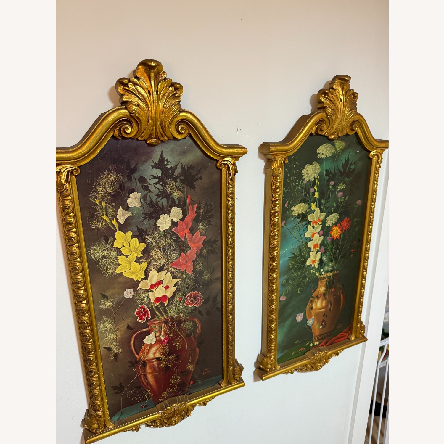 Pair of Vintage Robert Antoine Floral Prints - image-5