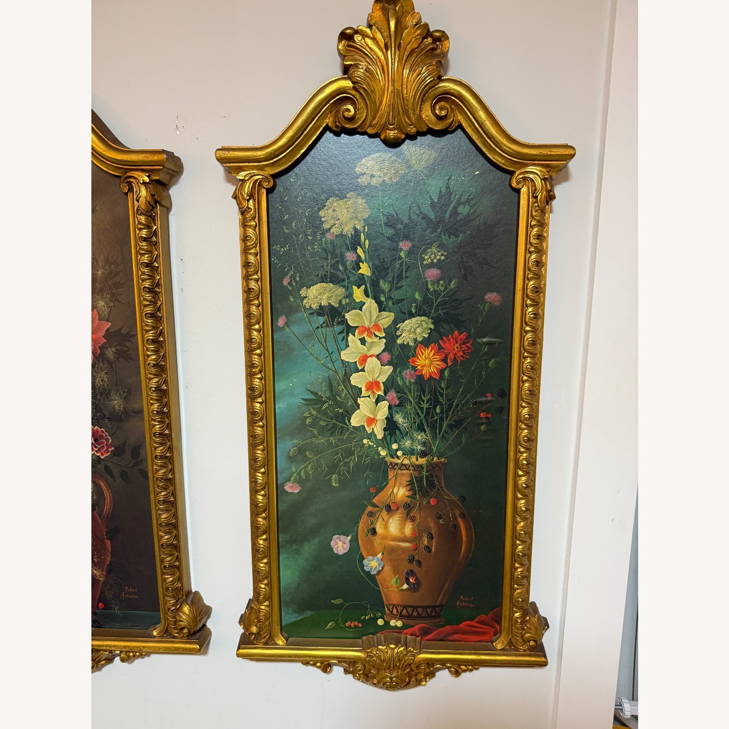 Pair of Vintage Robert Antoine Floral Prints - image-8