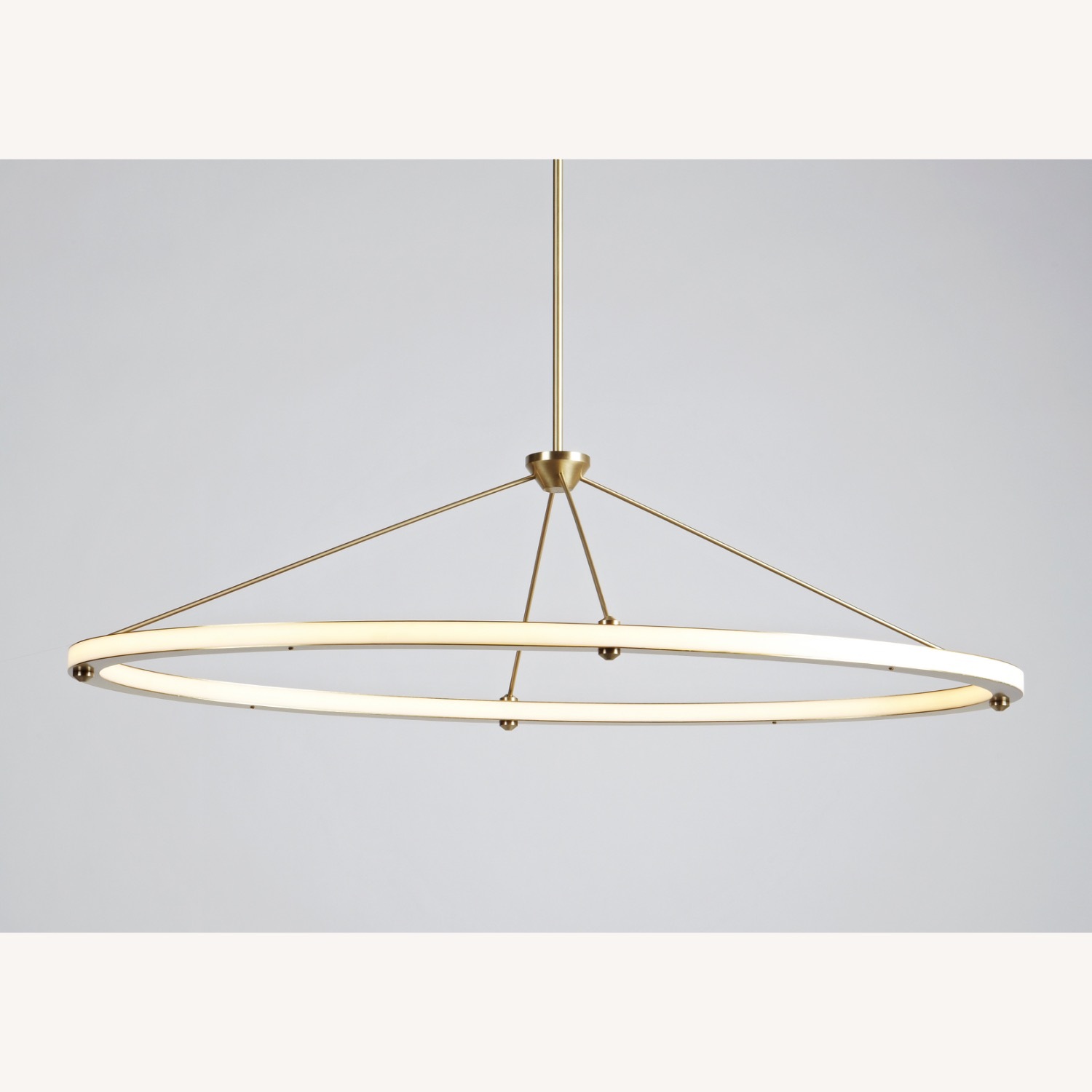 Halo Oval Pendant - image-1