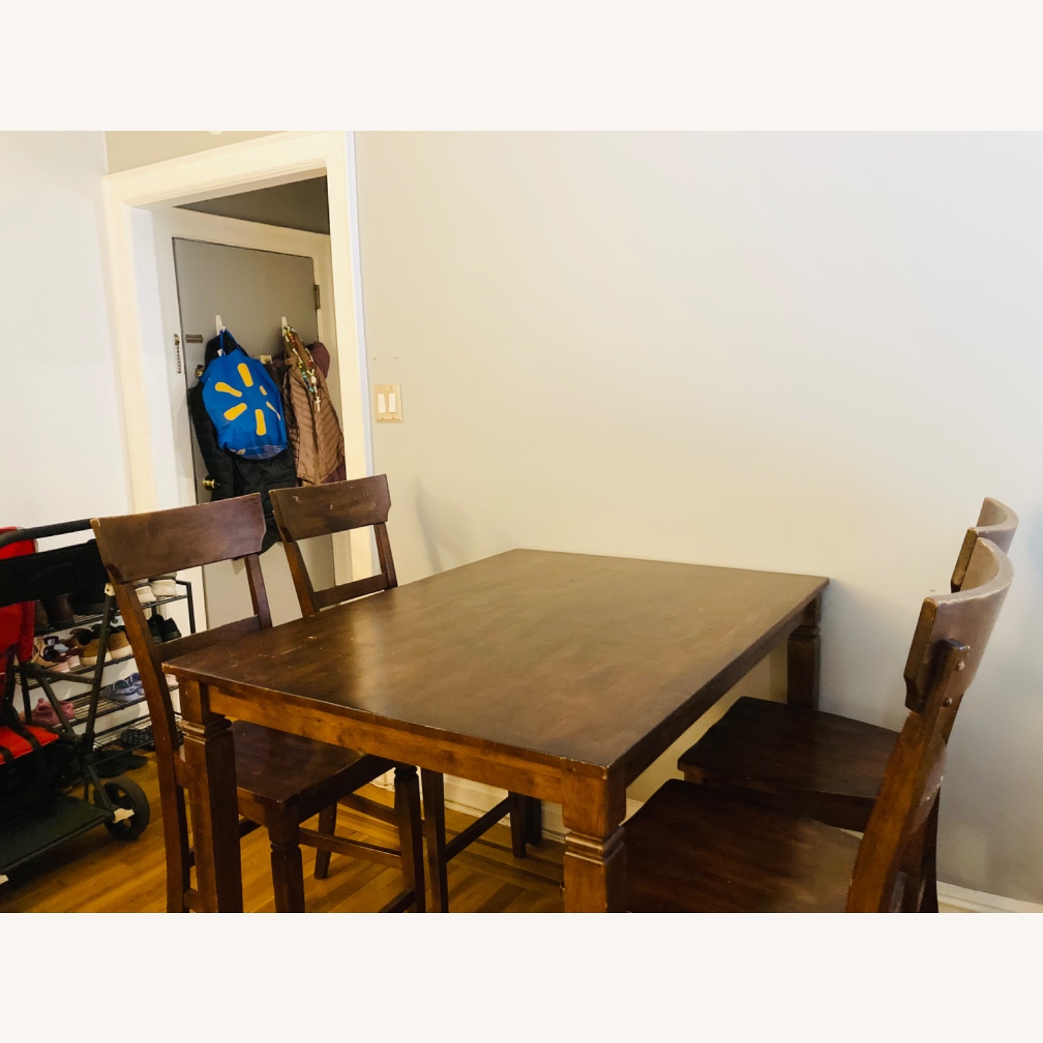 Vintage/Antique Finds Dark Brown Wood Dining Sets - image-7