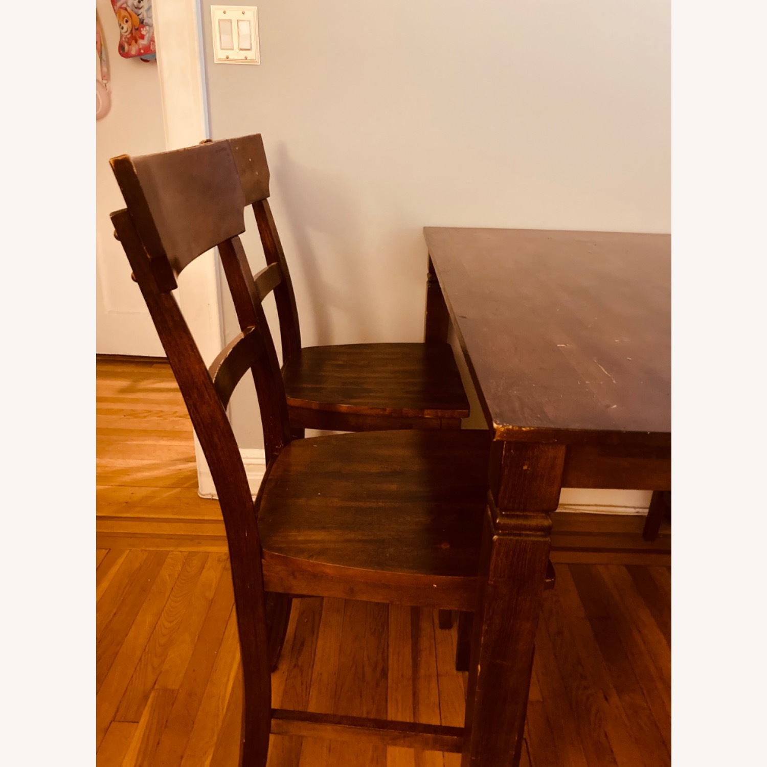 Vintage/Antique Finds Dark Brown Wood Dining Sets - image-8