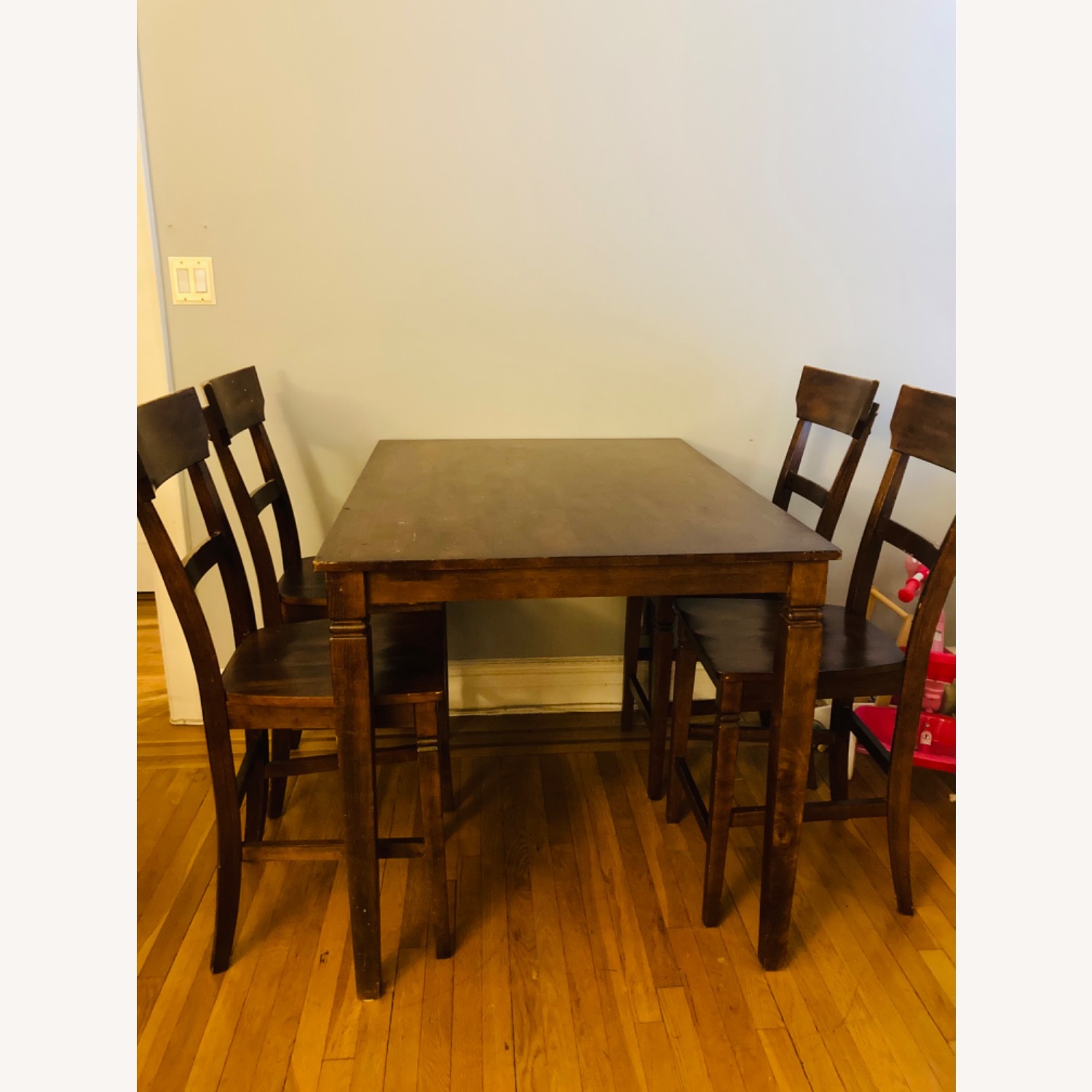 Vintage/Antique Finds Dark Brown Wood Dining Sets - image-1